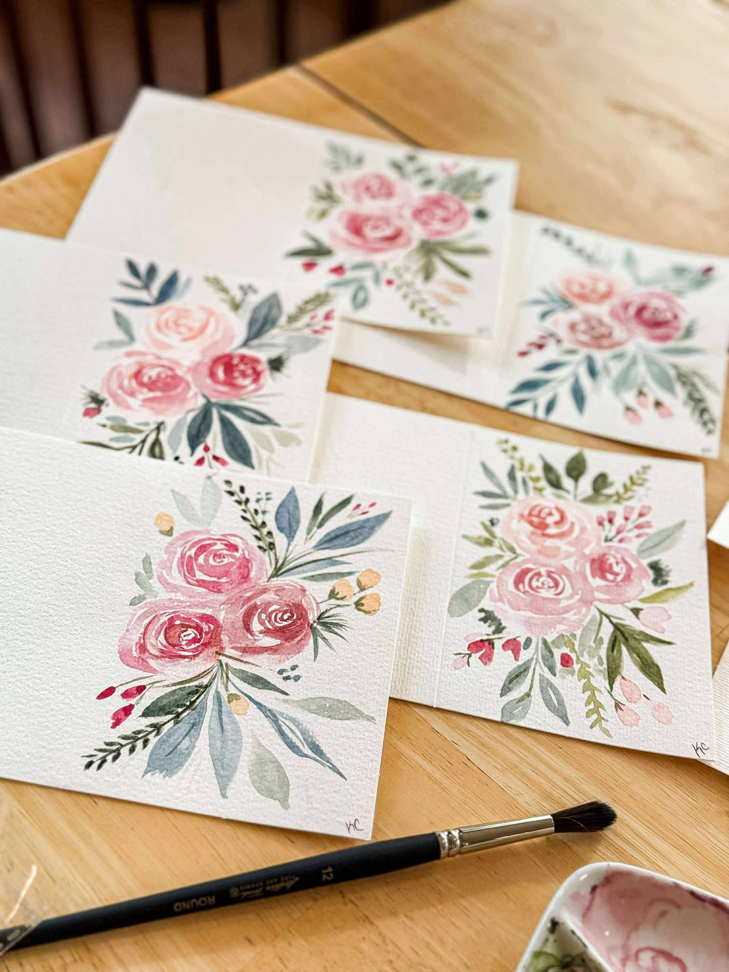 Fri, July 17— Loose Florals Watercolor Workshop