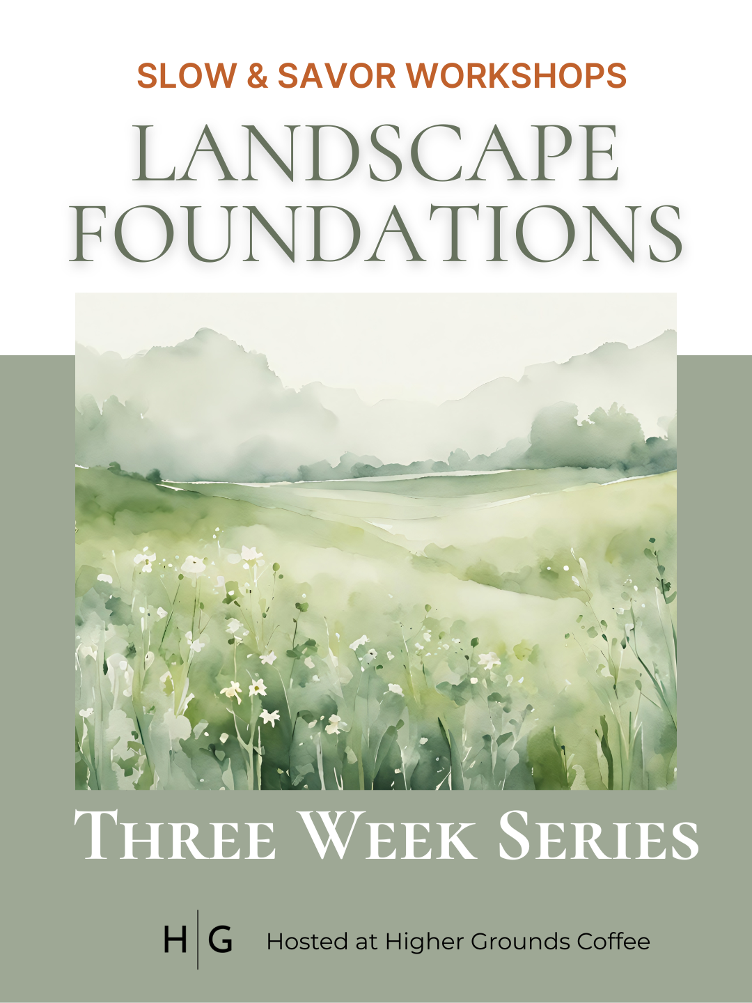 Landscape Foundations: A Three-Week Watercolor Workshop Series