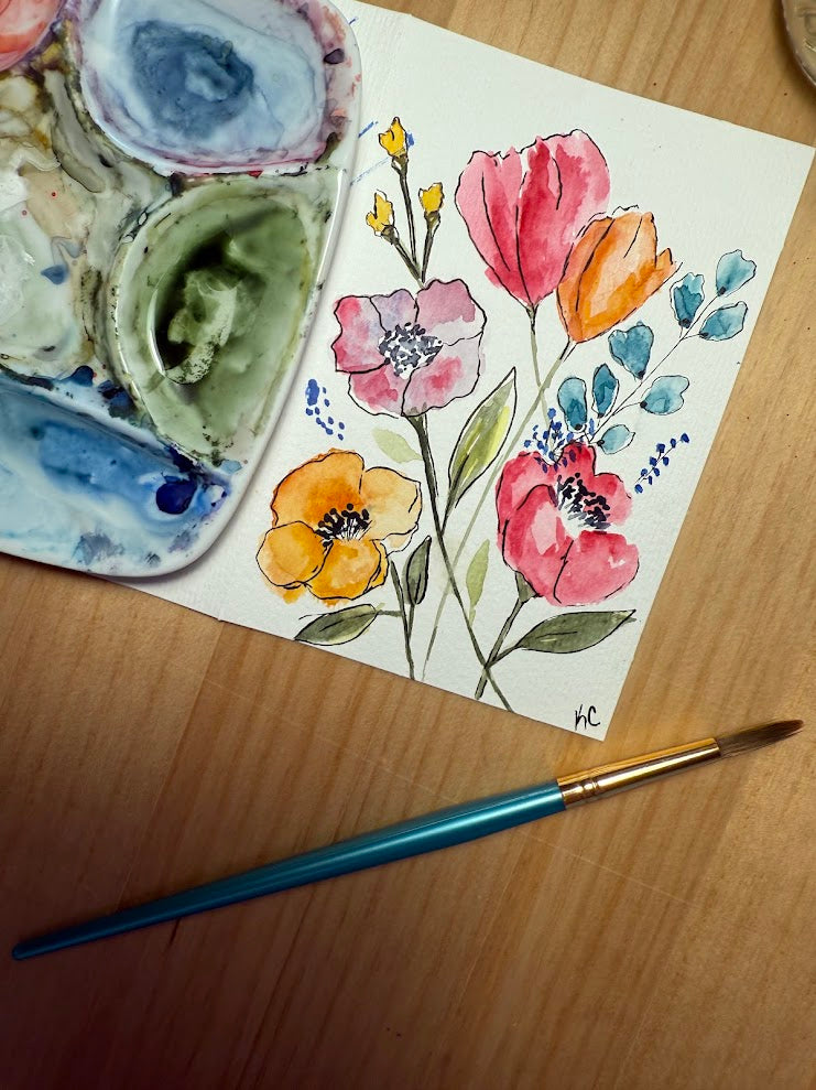 Sunday, June 28 — Flora Foundations Watercolor Workshop