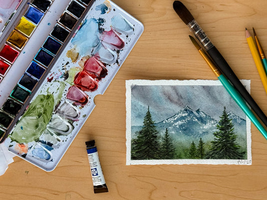 Thurs, Aug 27 —  Watercolor Sketchbook Foundations (Learn the Basics)
