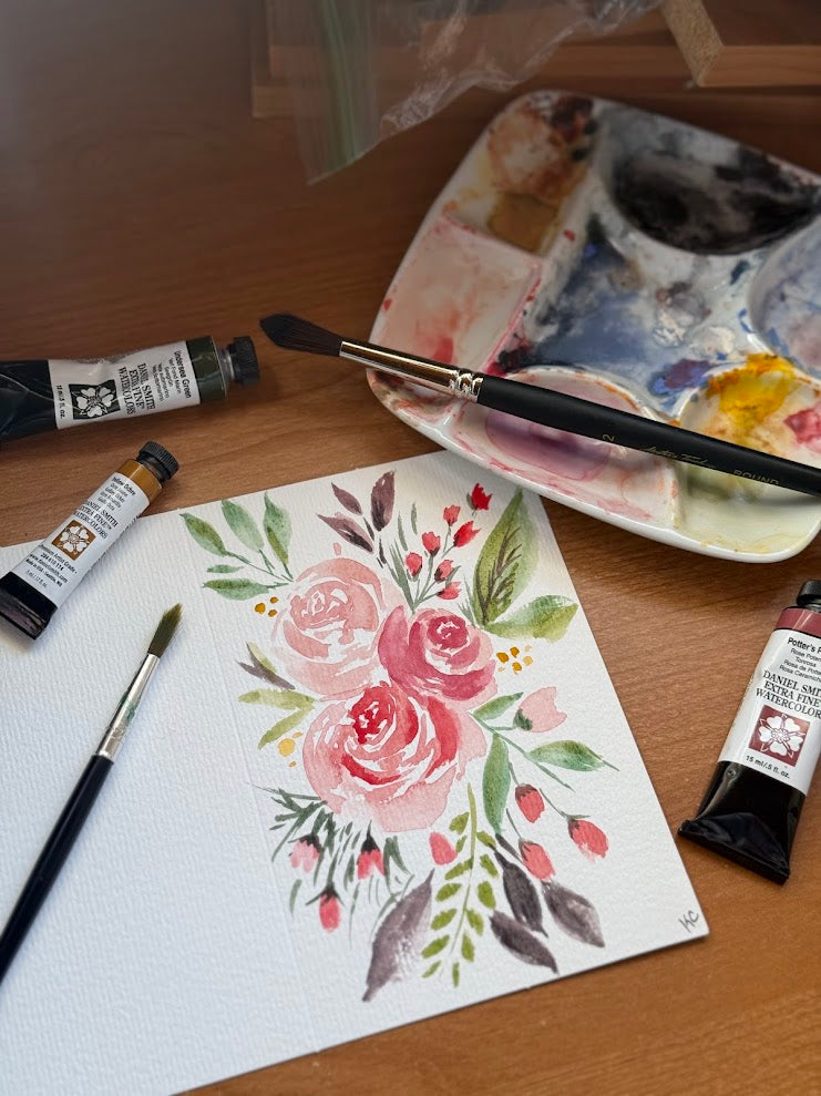 Sunday, June 28 — Flora Foundations Watercolor Workshop