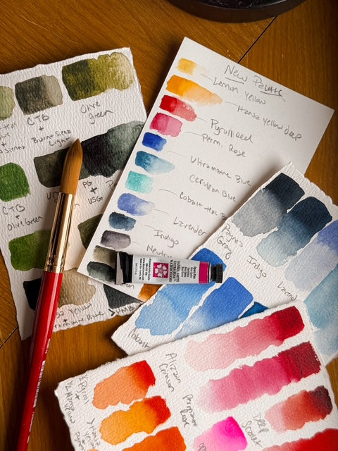 Wed June 17 —  Watercolor Sketchbook Foundations (Learn the Basics)